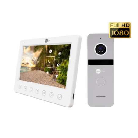 Комплект відеодомофону Neolight KAPPA HD KIT Silver купити, ціна, фото