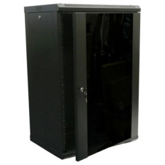 Шафа коммутаційна настінна 18U 600x450 розбірна Hypernet WMNC-18U-FLAT- BLACK - Купити в Україні | Світ Безпеки
