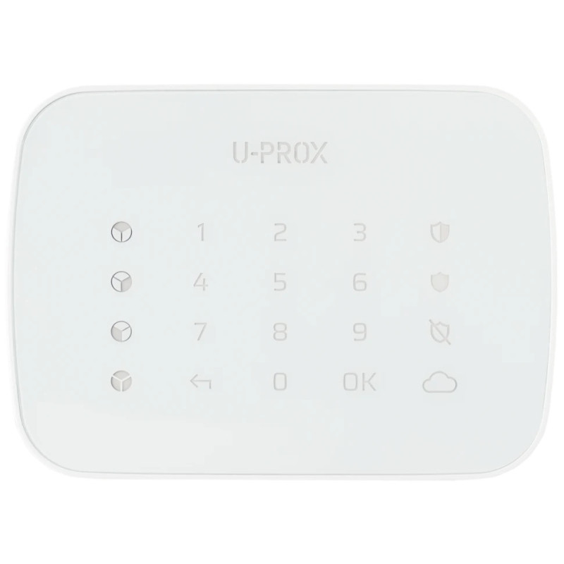 Беспроводная сенсорная клавиатура для четырех групп U-Prox Keypad G4 White