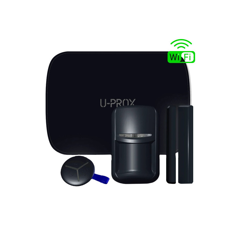 Комплект бездротової охоронної сигналізації U-Prox MP WiFi S Black