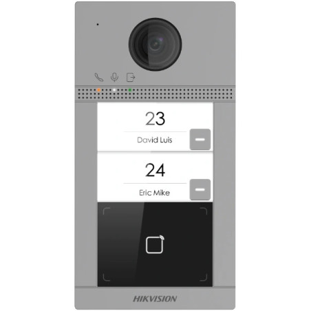 Виклична панель Hikvision DS-KV8213-WME1(C)/Flush Wi-Fi IP65, IK08 - Купити в Україні | Світ Безпеки