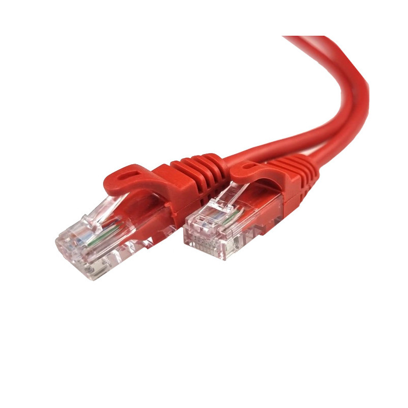 Патч-корд червоний 1м UTP CAT5e