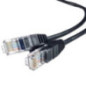 Патч-корд чорний 1м UTP CAT5e