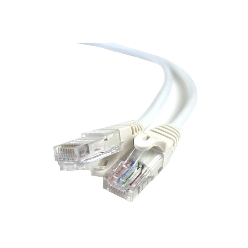 Патч-корд белый 0.5м UTP CAT5e