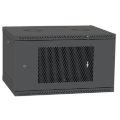 Шафа телекомунікаційна двері перф (RAL9005) IPCOM 4U 600x350 купити, ціна, фото