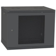 Шафа телекомунікаційна двері перф (чорна) IPCOM 9U 600x450 - Купити в Україні | Світ Безпеки