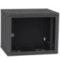 Шкаф телекоммуникационный двери стекло (черный) IPCOM 12U 600x600