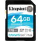 Карта пам'яті Kingston SDXC Canvas Go Plus 170R C10 UHS-I U3 V30 64Гб