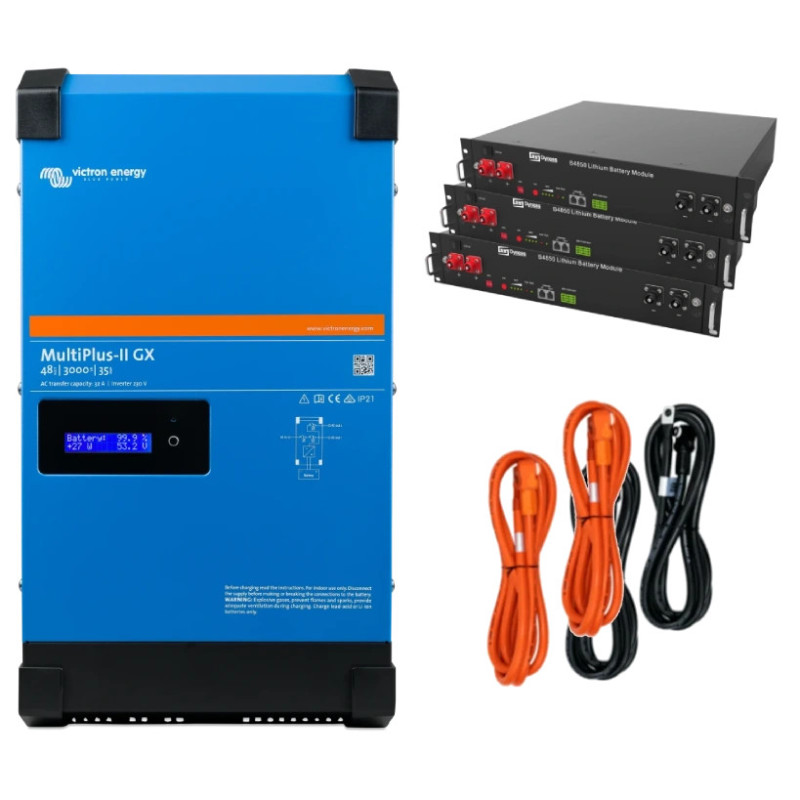 Система автономного живлення однофазна Victron Energy MultiPlus-II + Dyness 2.4кВт 7.2кВт•год