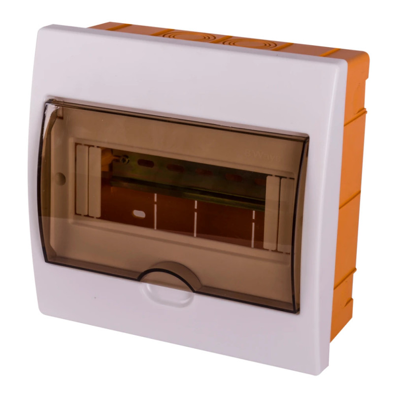 Корпус пластиковый 8-модульный Enext e.plbox.stand.w.08k