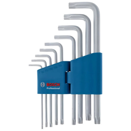 Набір торцевих ключів Bosch Torx Professional 9 - Купити в Україні | Світ Безпеки