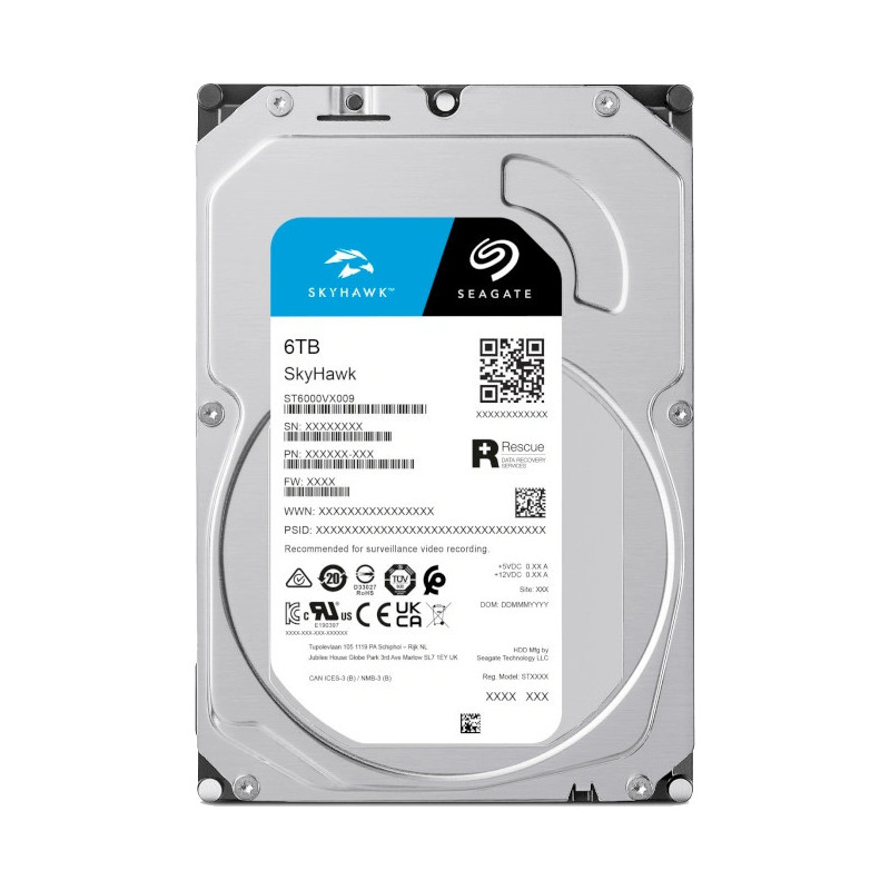 Жесткий диск внутренний Seagate SkyHawk ST6000VX009 6Тб