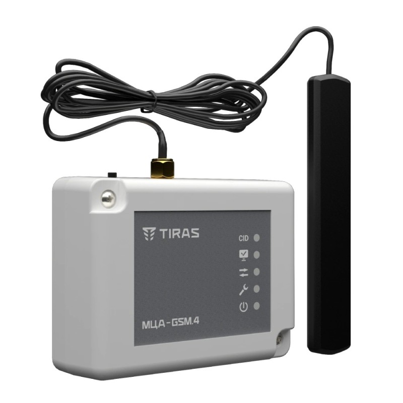 Модуль цифрового GSM-автодозвону Тірас Tiras МЦА-GSM.4
