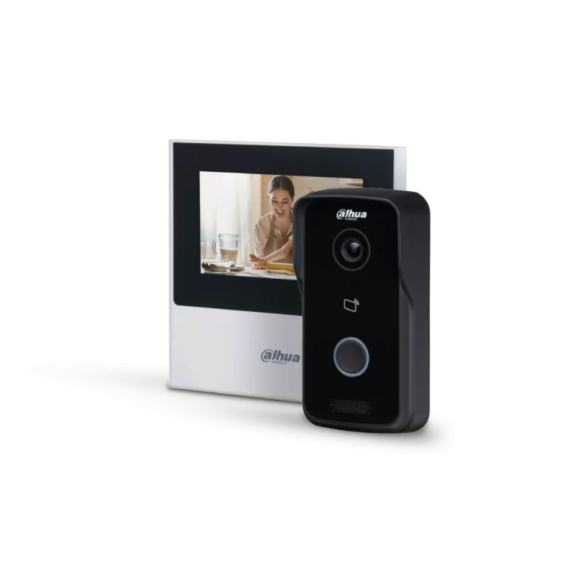 Комплект Dahua Mіні DHI-VTH2611L-WP 4.3" Wi-Fi + DHI-VTO2111D-P-S2