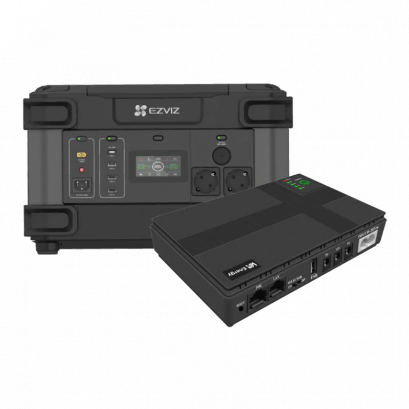 Портативна зарядна станція та ДБЖ Ezviz CS-PS1300 (CN066)(FR) + VIA Energy Mini UPS