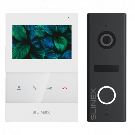 комплект видеодомофона Slinex SQ-04 White+ML-17HR Graphite - Купить в Харькове | Мир Безопасности