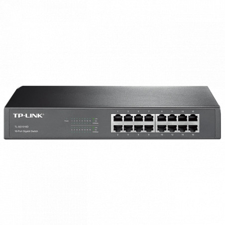 комутатор 16 портів некерований TP-LINK TL-SG1016D - Купити в Україні | Світ Безпеки