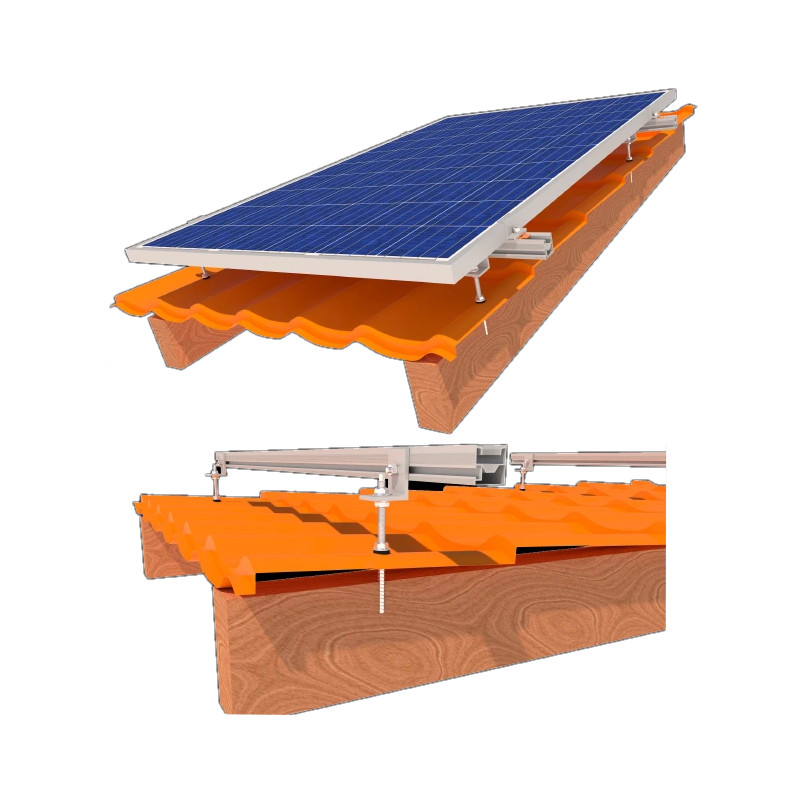 Комплект StringSetter SS-XL-M 06 кріплення 6 сонячних панелей до 1145мм металочере