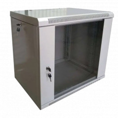 Шкаф коммутационный настенный разборный Hypernet WMNC-35-9U-FLAT 9U 600x350 - Купить в Харькове | Мир Безопасности