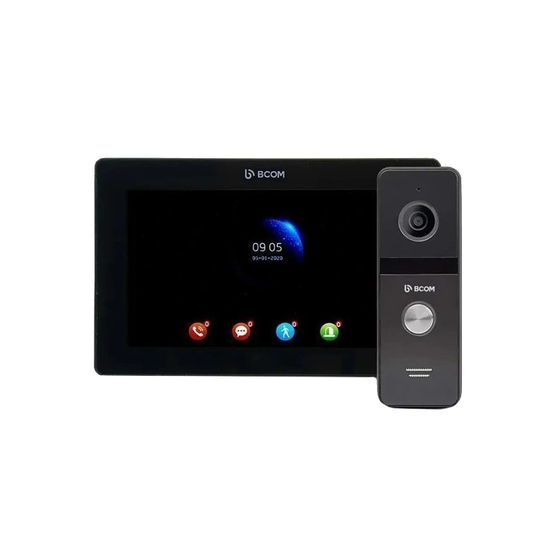 Комплект відеодомофону BCOM BD-770FHD/T Black Kit Комплект відеодомофону BCOM BD-770FHD/T Black Kit