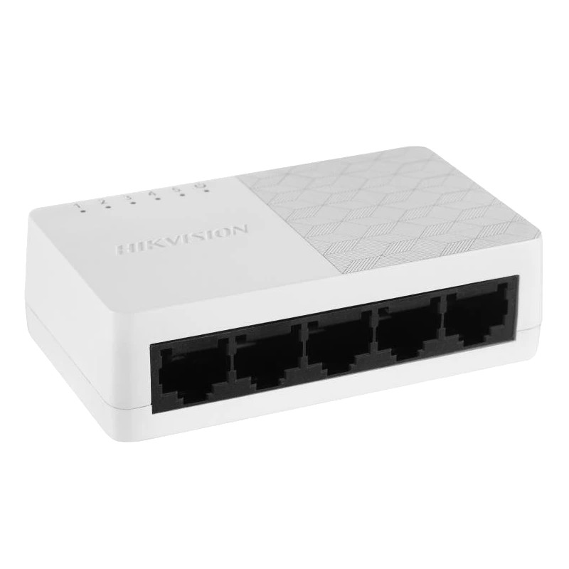Комутатор 5 портів некерований Hikvision DS-3E0505D-O 1000M