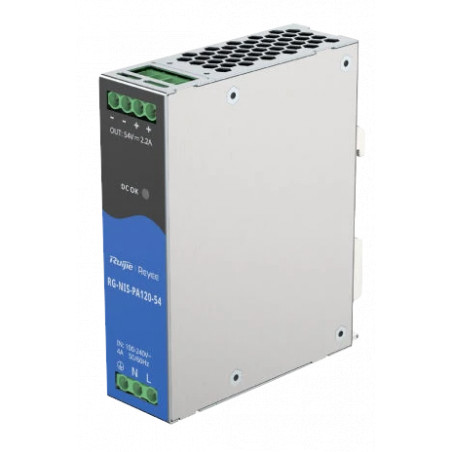 Блок питания Ruijie RG-NIS-PA120-54 AC/DC 54В 2.2А 120 Вт DIN-рейка - Купить в Харькове | Мир Безопасности
