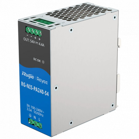 Блок питания Ruijie RG-NIS-PA240-54 AC/DC 54В 4.4А 240 Вт DIN-рейка - Купить в Харькове | Мир Безопасности