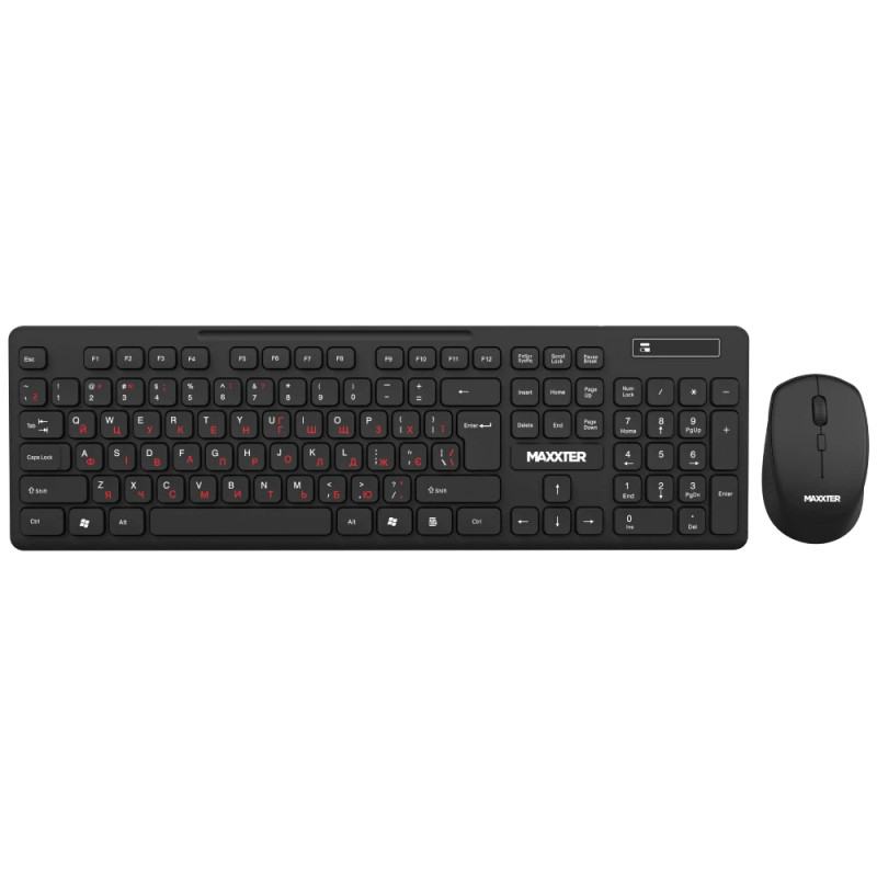 Беспроводной комплект Maxxter KMS-WCM-02B-UA