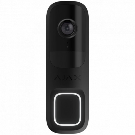 видеозвонок Ajax Doorbell black RAL 9005 - Купить в Харькове | Мир Безопасности