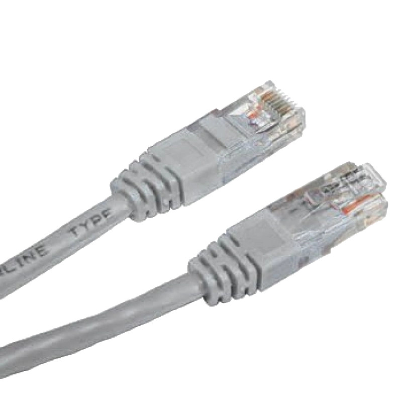Патч-корд сірий UTP 5E 0.5 м