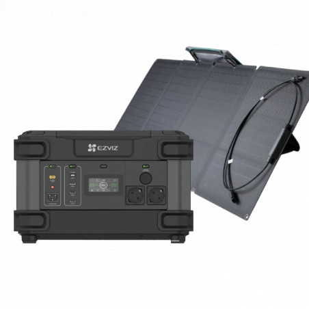 система автономного питания однофазная Ezviz CS-PS1300 (CN066) (FR) + EcoFlow 110W - Купить в Харькове | Мир Безопасности