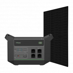 Система автономного питания однофазная HYXiPower HYX-EA2000+ Canadian Solar CS6R-395MS Full Black - Купить в Украине |