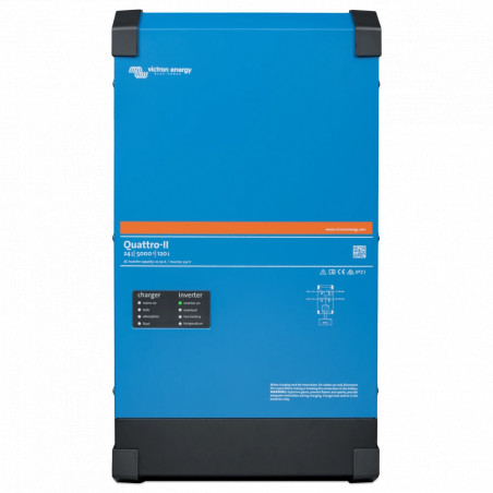 инвертор VictronEnergy Quattro-II 24/5000/120-50/50 однофазная чистая синусоида - Купить в Харькове | Мир Безопасности