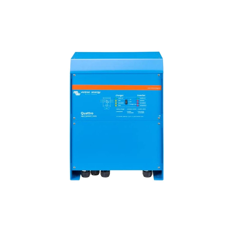 Инвертор VictronEnergy Quattro 24/5000/120-100/100 однофазная чистая синусоида