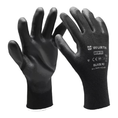 Рукавиці монтажні Wurth Black PU р.9 - Купити в Україні | Світ Безпеки