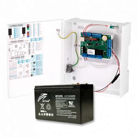 комплект прилад доступу та аккумулятор U-Prox IP400 IP + Ritar 12V 7Ah RT1270 - Купити в Україні | Світ Безпеки