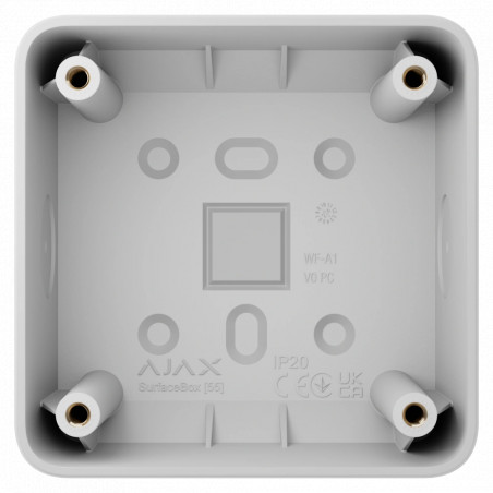 монтажная коробка Ajax SurfaceMounting box white - Купить в Харькове | Мир Безопасности