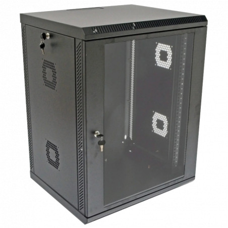 Шкаф 19"15U, 600х600х773 акриловое стекло, черный - Купить в Харькове | Мир Безопасности
