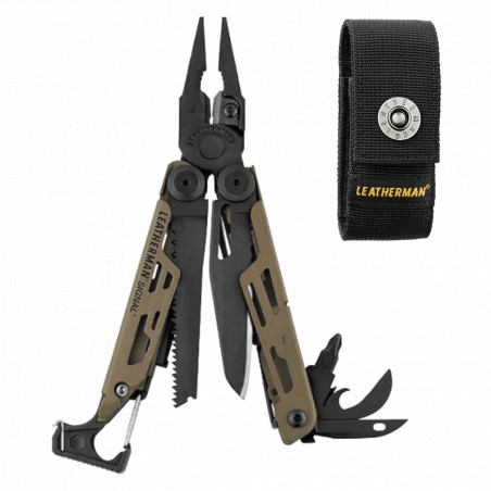 Мультитул Leatherman Signal Coyote Standard - Купити в Україні | Світ Безпеки