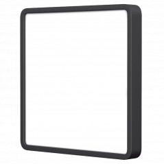 LED світильник квадратний накладний Black VIDEX 24W 5000K 220V - Купити в Україні | Світ Безпеки