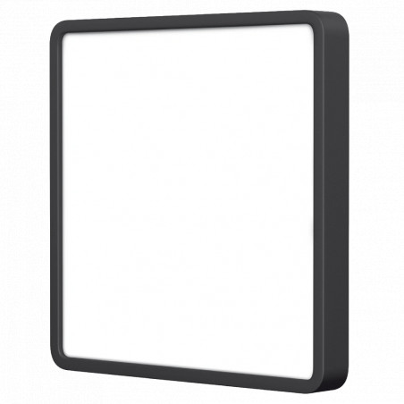 LED світильник квадратний накладний Black VIDEX 24W 5000K 220V - Купити в Україні | Світ Безпеки