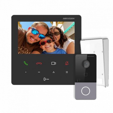 комплект відеодомофону Hikvision DS-KH6110-WE1 + DS-KV6113-WPE1(C) - Купити в Україні | Світ Безпеки