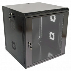 Шафа акрилове скло чорна 19"12U, 600х600х640 мм - Купити в Україні | Світ Безпеки