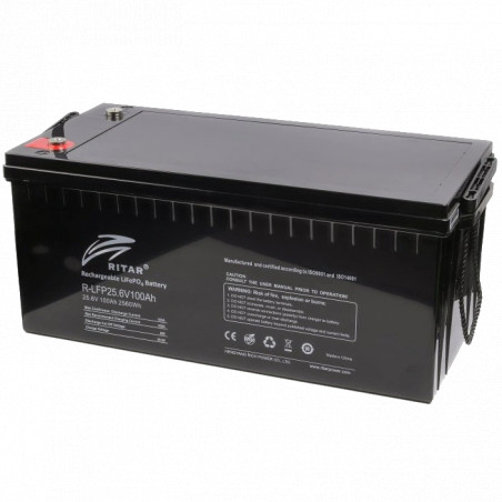 Аккумуляторна батарея з bluetooth та підігрівом Ritar LFP25.6V100AH - Купити в Україні |