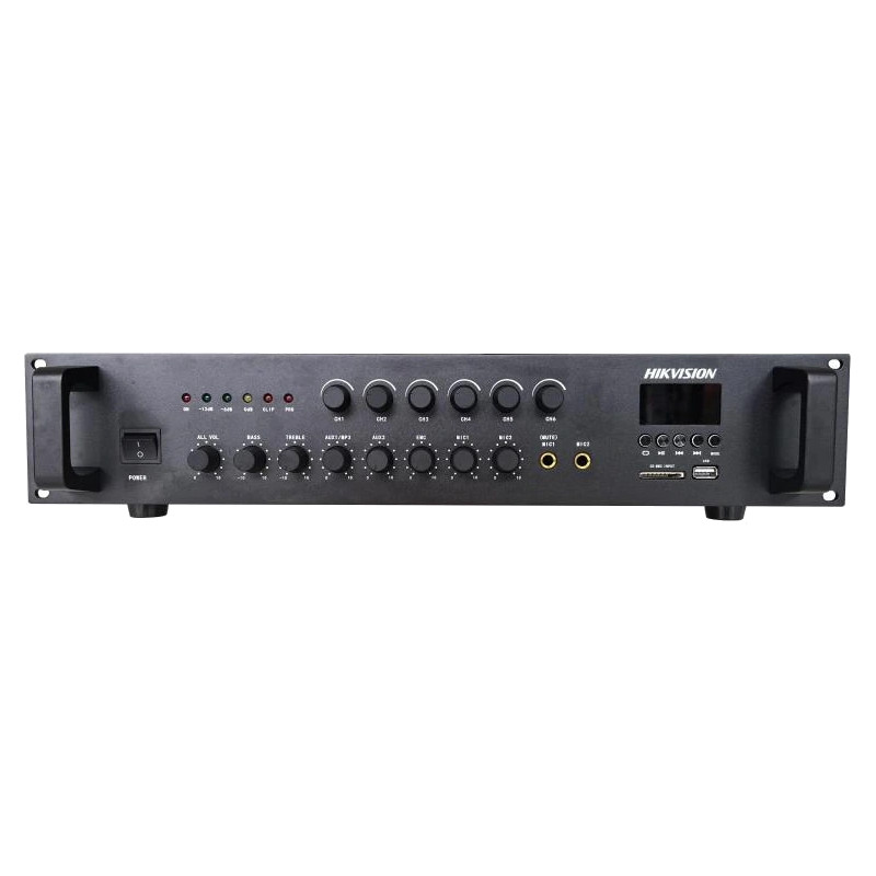 Аналоговый усилитель Hikvision DS-QAE0A240G1-VB6/EU 240 Вт 6-зонный