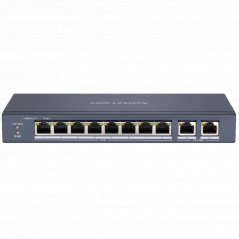 комутатор 8 портів некерований Hikvision DS-3E0310P-E/M(B) PoE - Купити в Україні | Світ Безпеки
