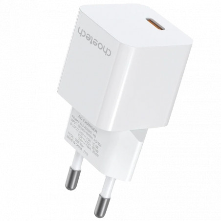 адаптер Choetech PD5010 mini White PD20W GAN USB-C - Купити в Україні | Світ Безпеки