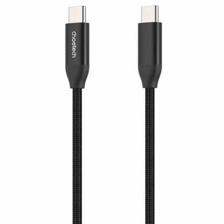 Кабель Choetech XCC-1035 1.2м Black USB-C to USB-C PD3.1 - Купити в Україні | Світ Безпеки