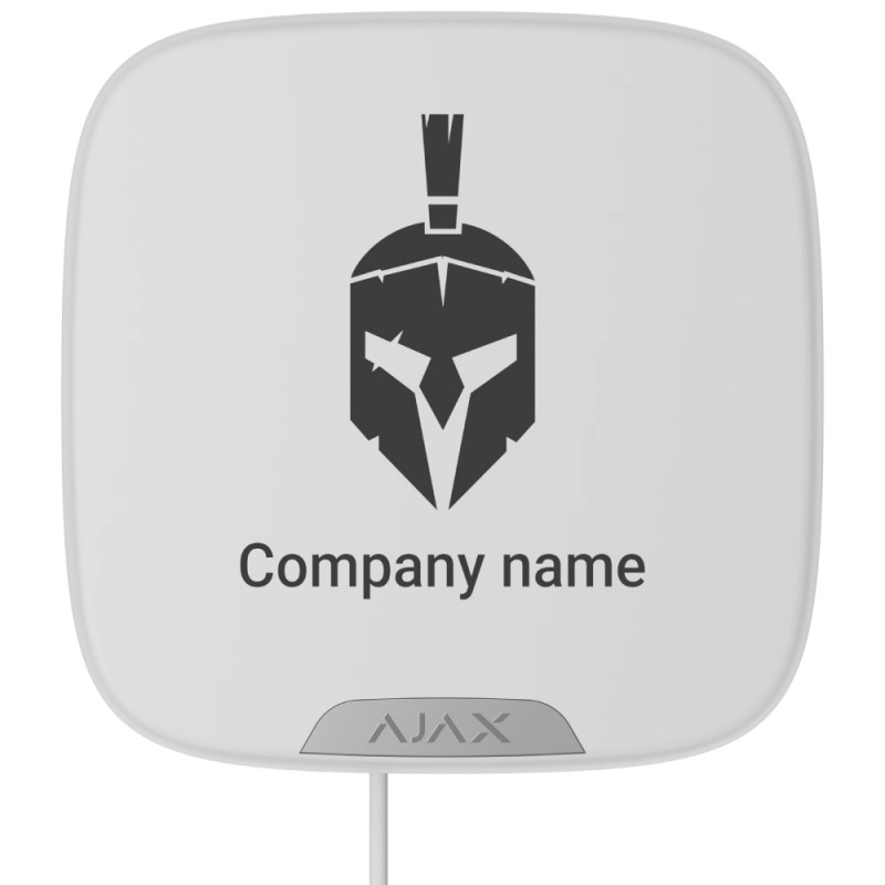 Провідна вулична сирена Ajax StreetSiren DoubleDeck Fibra white