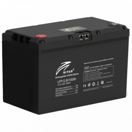 Аккумуляторна батарея Ritar LFP12.8V100AH ​​G3 із системою підігріву та bluetooth - Купити в Україні |